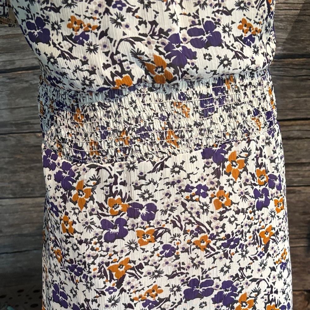 H&M Floral V-Neck Midi Dress - Multicolor - Picture 9 of 11